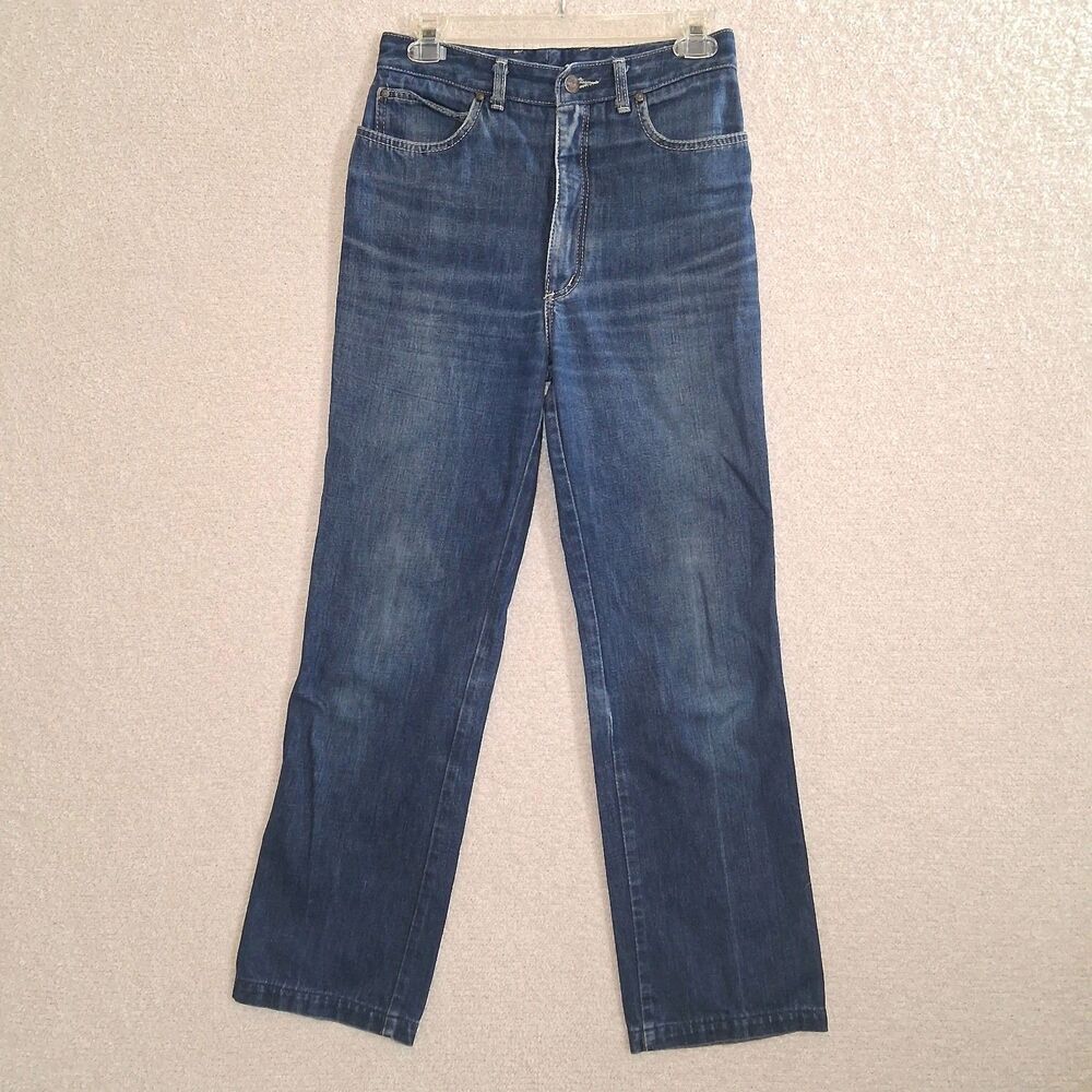 Vintage 100% Cotton Sasson Denim Jeans Wide Leg Women's Sz 10 80s Casual